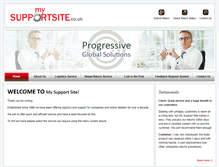 Tablet Screenshot of mysupportsite.co.uk